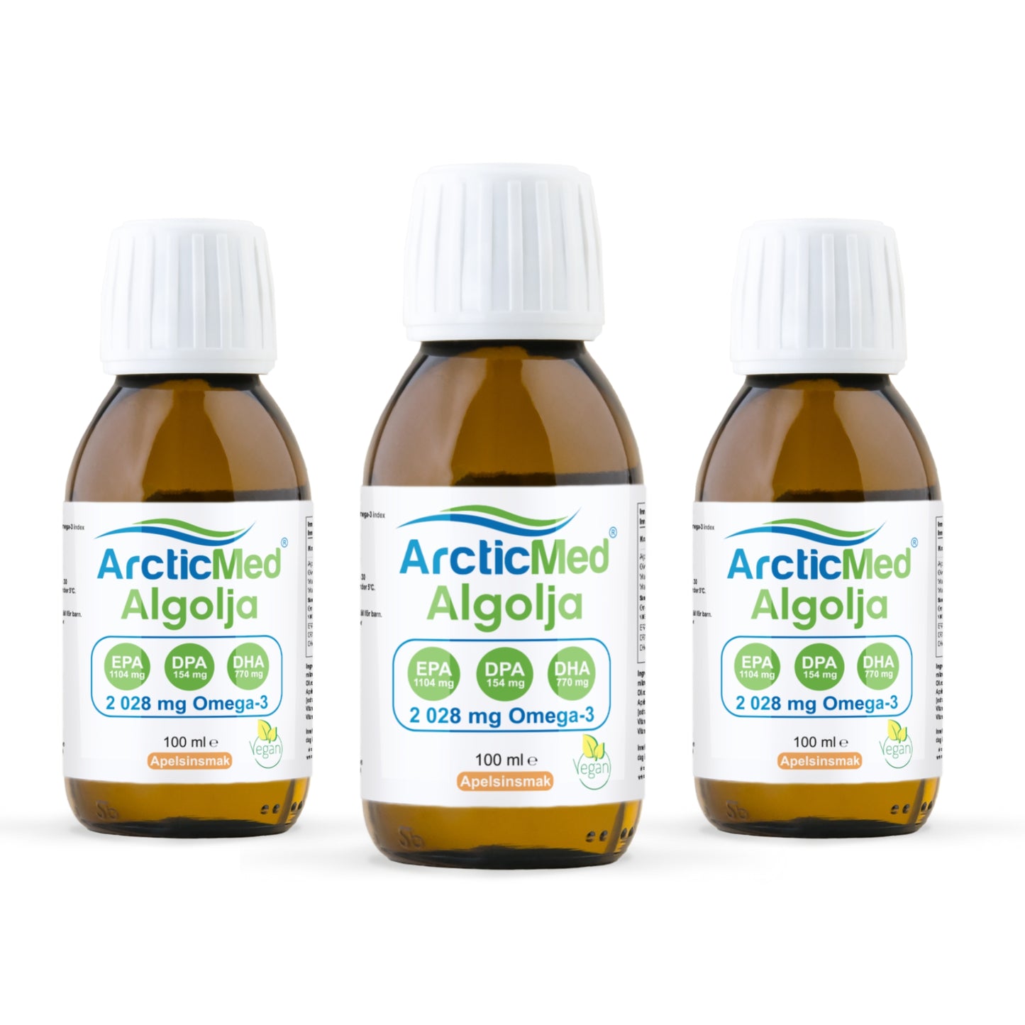 AlgOmega-3 Premium Orange flavor 3-pack