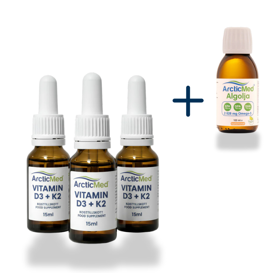Vitaminas D3 + K2 lašai