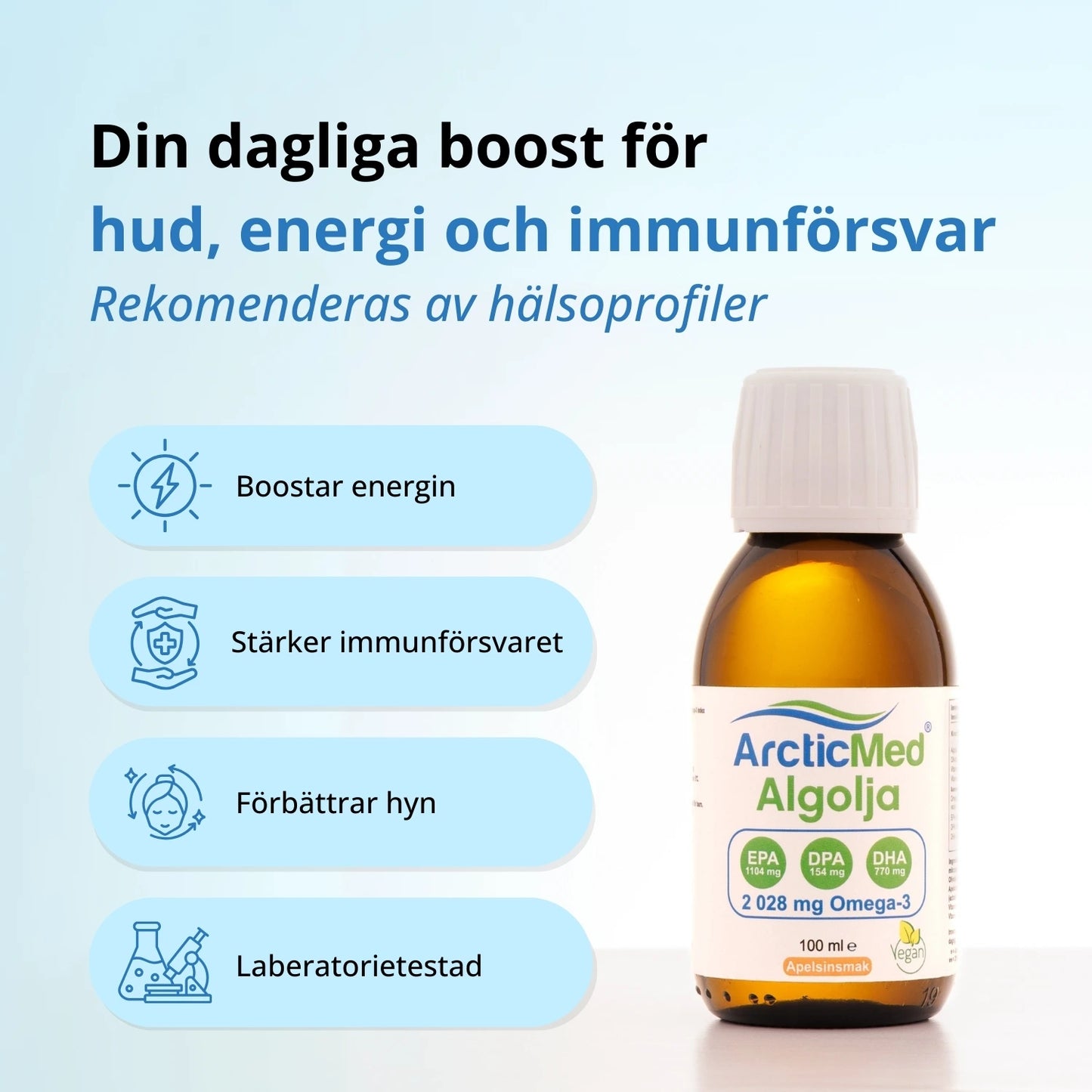 Algae Omega-3 Premium Orange flavor