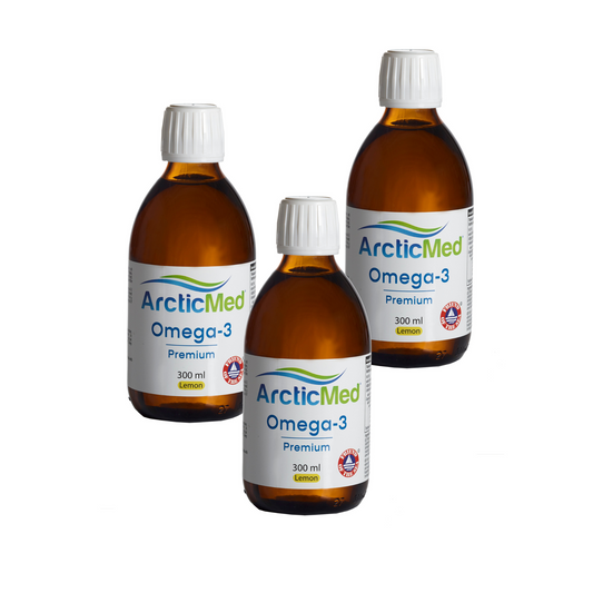 ArcticMed Omega-3 Premium Limón paquete de 3