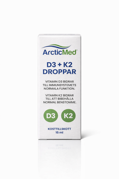 Vitamin D3 + K2 Droppar
