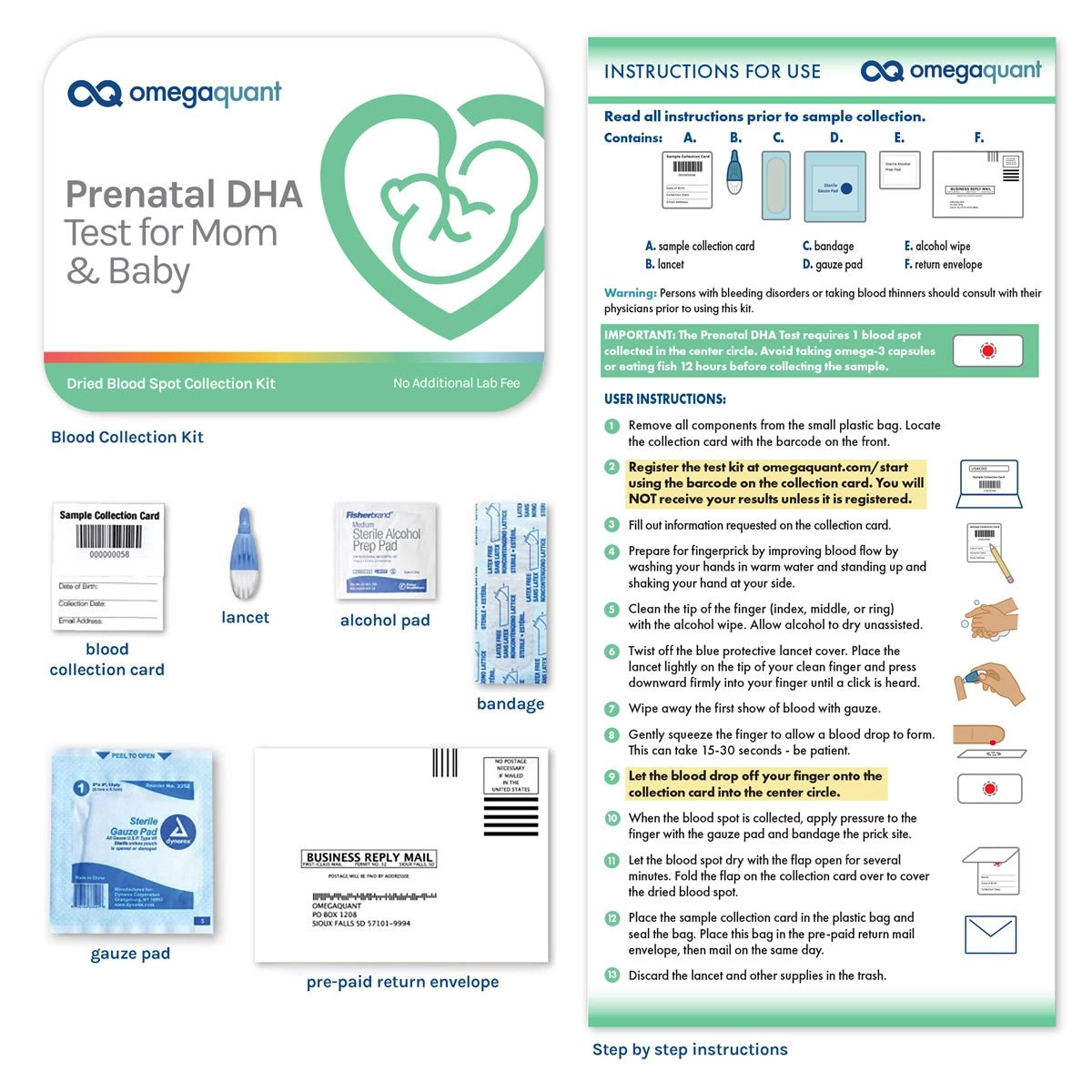 DHA Test during Pregnancy/Breastfeeding