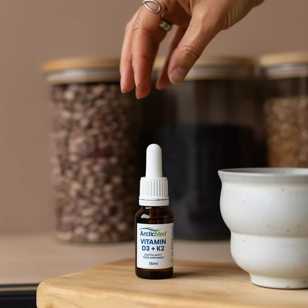 Vitamin D3 + K2 Droppar